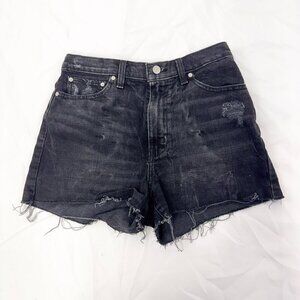 SIZE SMALL DARK WASH JEAN SHORTS Y2K 90S URBAN OUTFITTERS